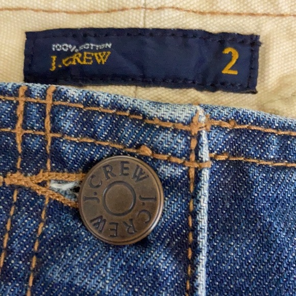 J. Crew 100% Cotton Denim Skirt - Size 2 - Picture 3 of 5